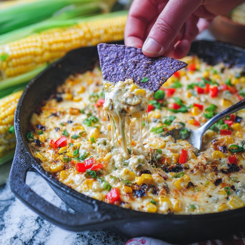Roasted Corn Queso Fundido Recipe - Recipe Image