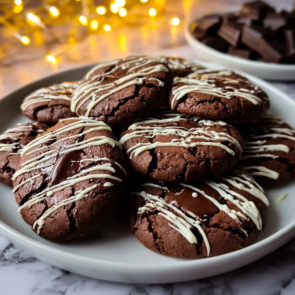 Rich Chocolate Cookies with Glossy Ganache Glaze Recipe - Recipe Image
