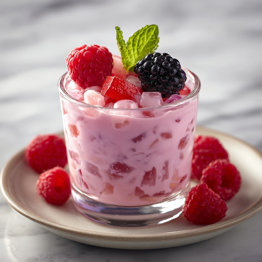 Refreshing Greek Yogurt Jello Fluff Recipe - Recipe Image