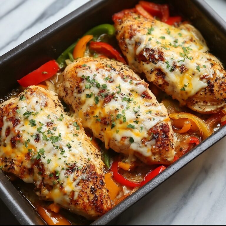 Cheesy Baked Fajita Chicken Recipe
