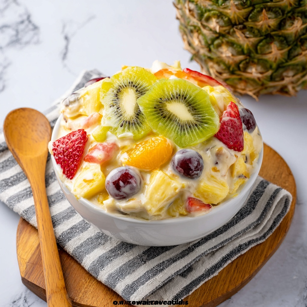 Hawaiian Cheesecake Salad Recipe - Recipe Image