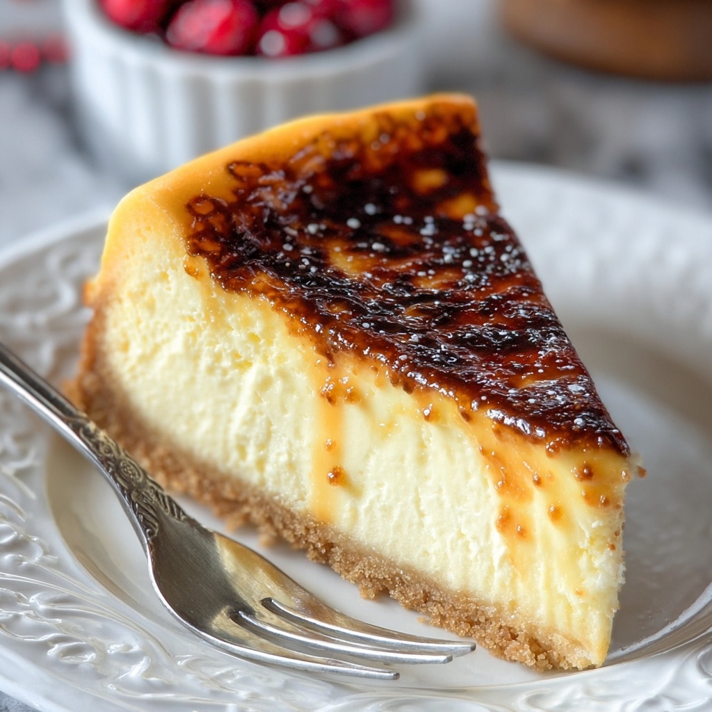 Crème Brûlée Cheesecake Recipe - Recipe Image