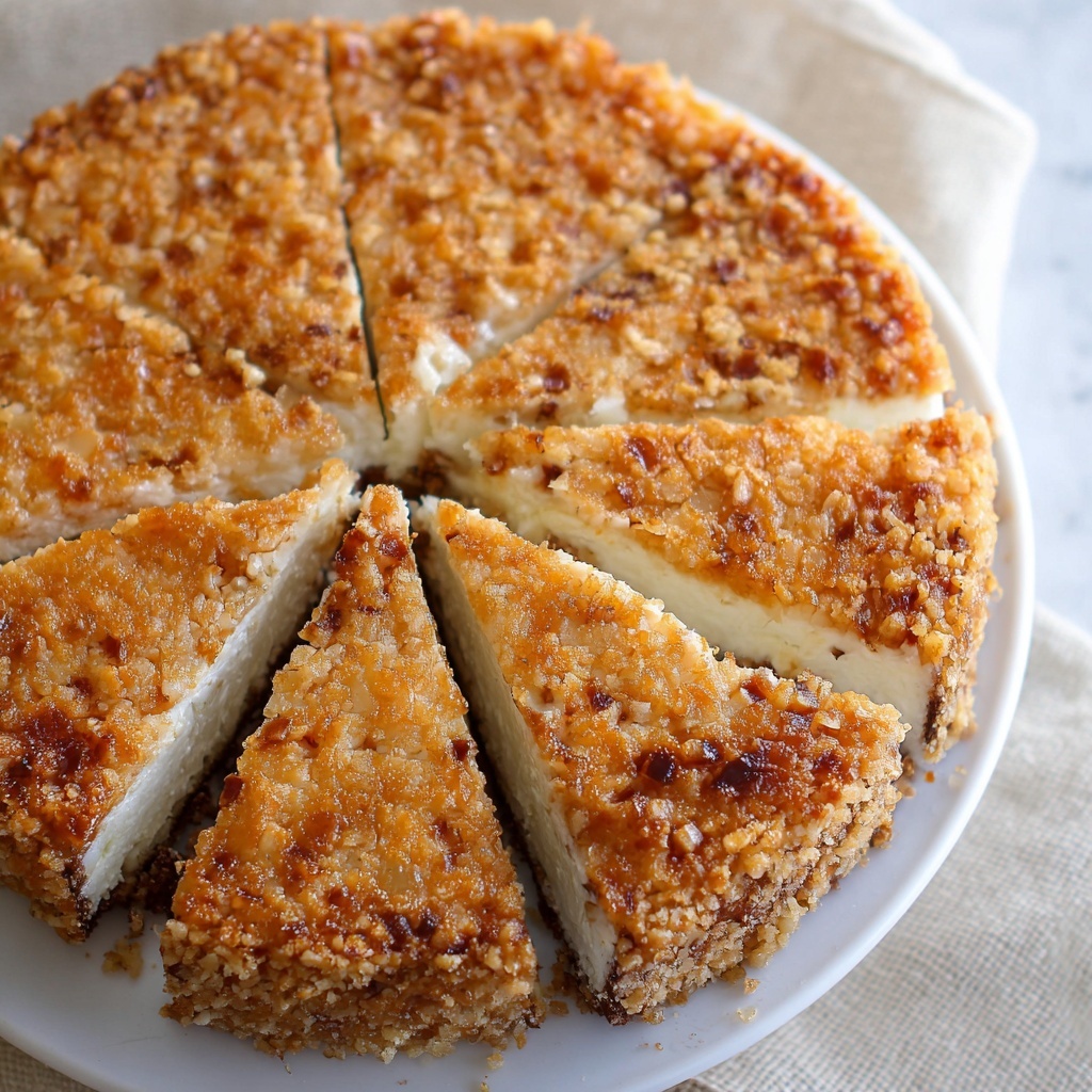 Swedish Apple Cake (Äppelkaka) Recipe - Recipe Image