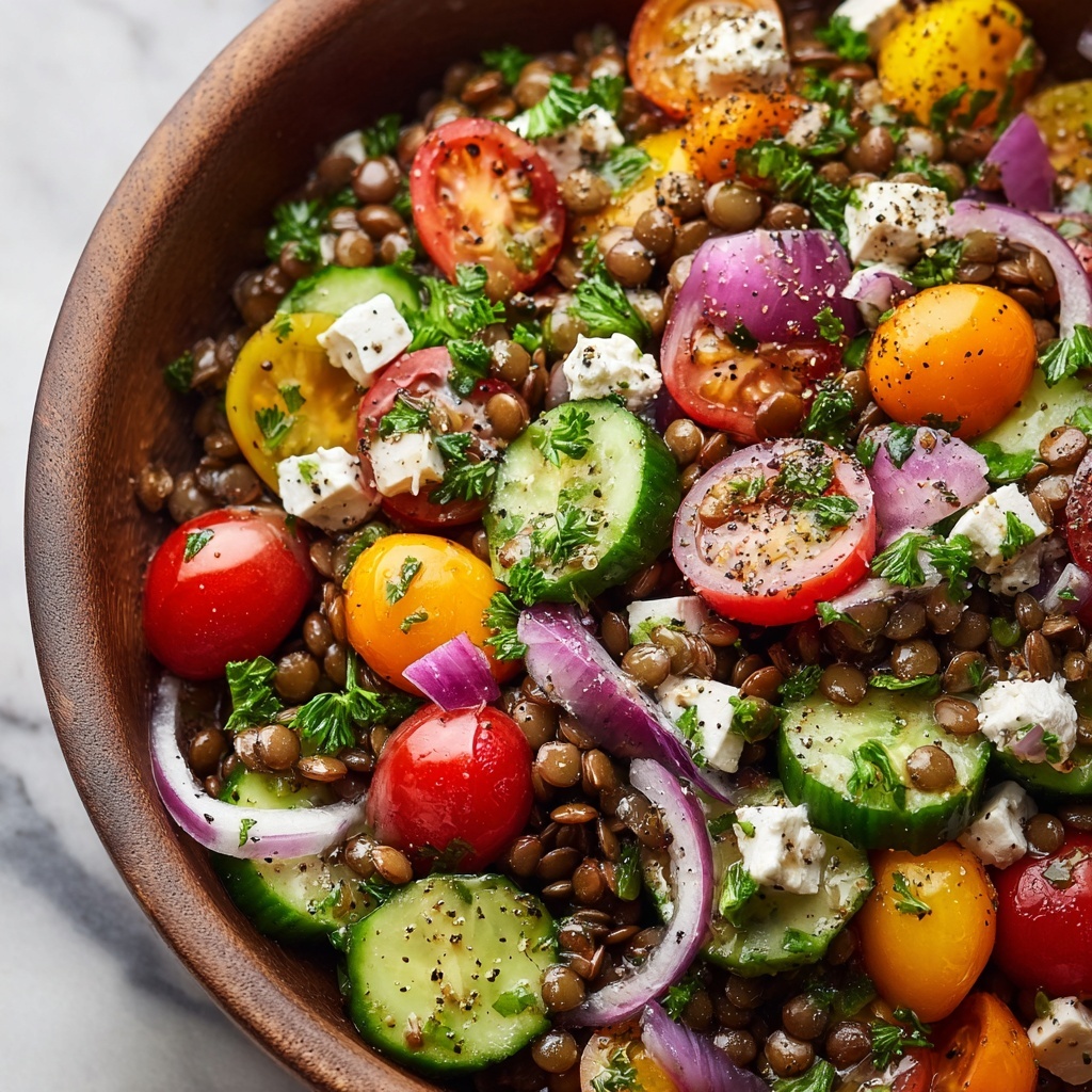 Mediterranean Lentil Salad Recipe - Recipe Image