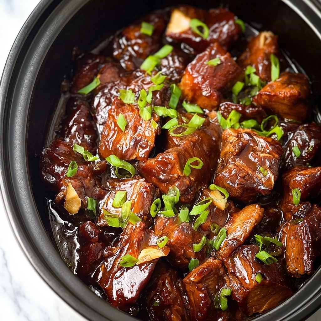 Slow Cooker Honey Garlic Chicken Recipe - Recipe Image