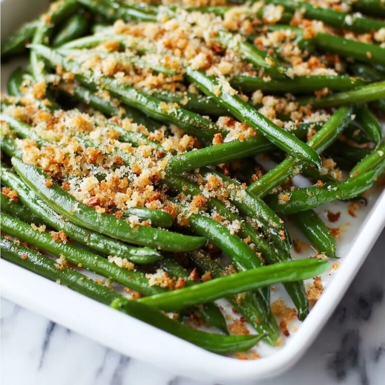 Roasted Parmesan Green Beans Recipe