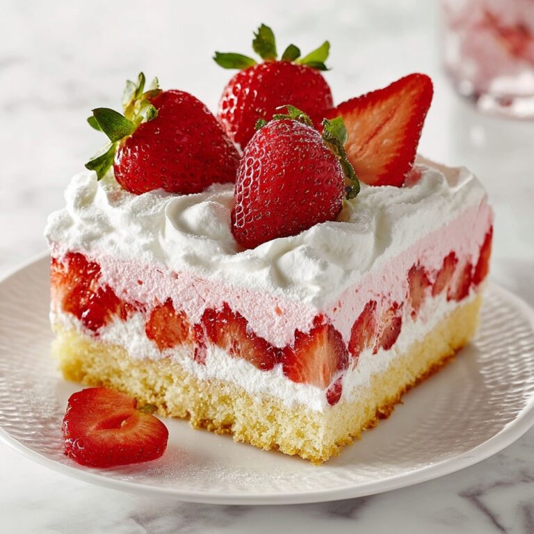 Easy Strawberry Poke Cake Recipe