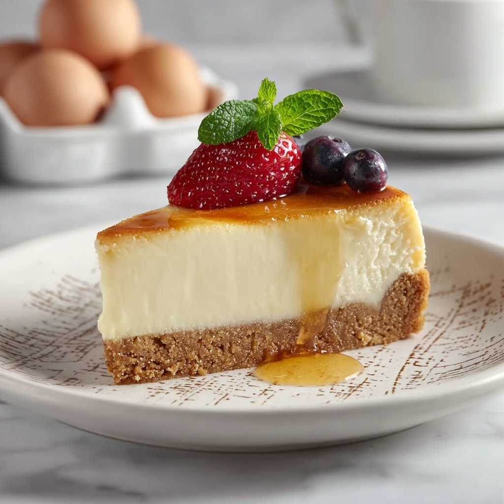 Cottage Cheese & Yogurt Egg Cheesecake - Recipe Image