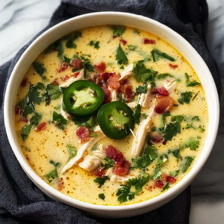 Creamy Spicy Jalapeño Popper Chicken Soup Recipe