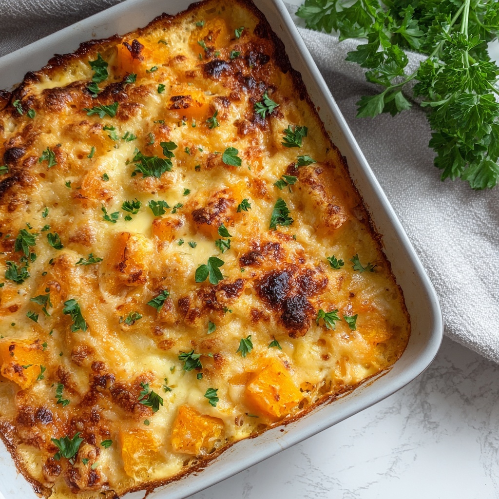 Easy Butternut Squash Casserole Recipe - Recipe Image