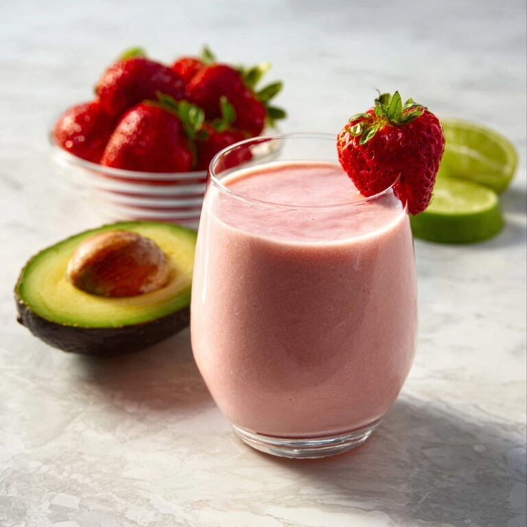 Strawberry Avocado Smoothie Recipe