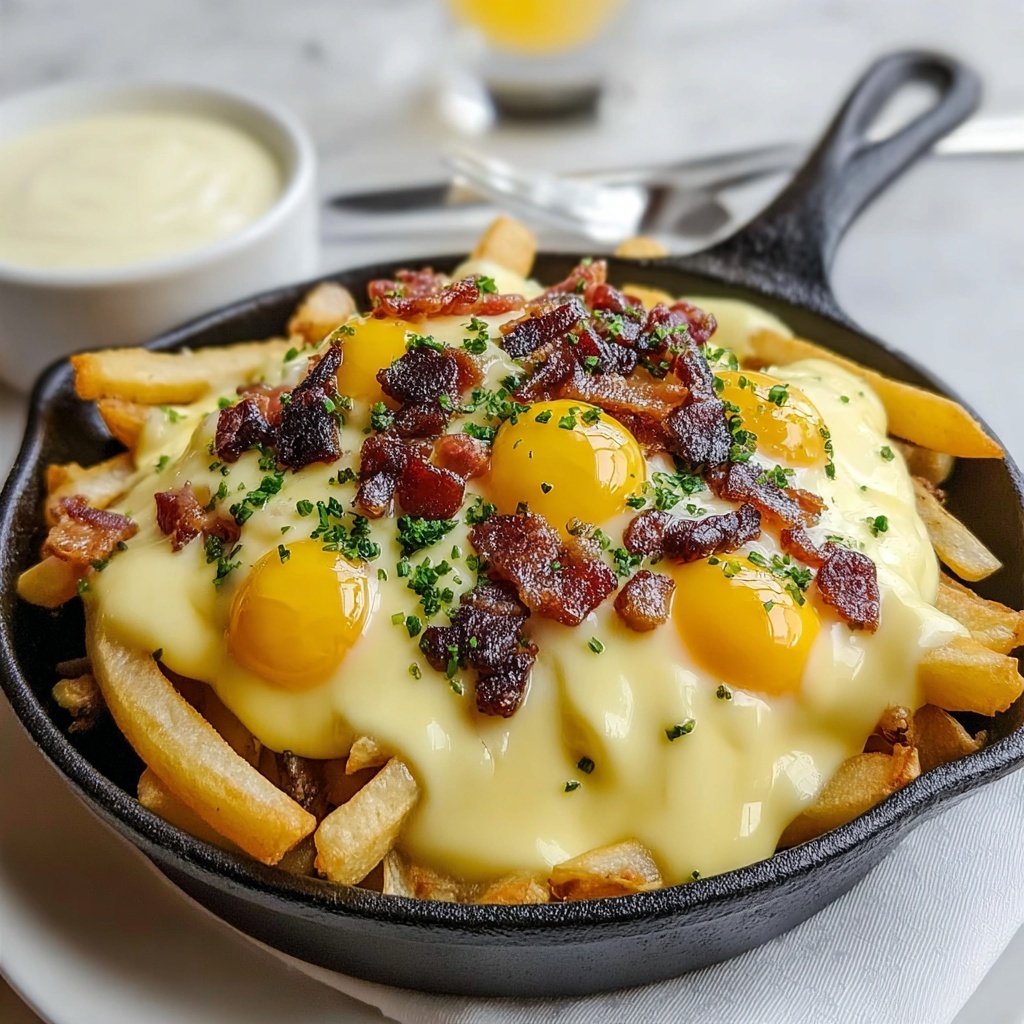 Breakfast Poutine with Hollandaise Sauce Recipe - Recipe Image