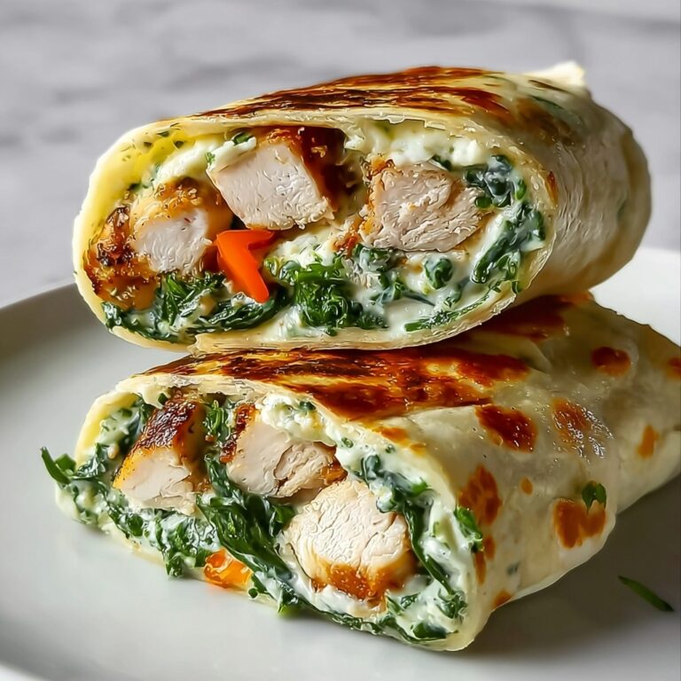 Low Carb Cheesy Garlic Chicken Wraps in 20 Minutes Flat Recipe
