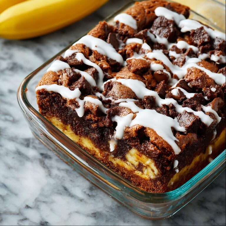 Banana Cinnamon Roll Cake Recipe