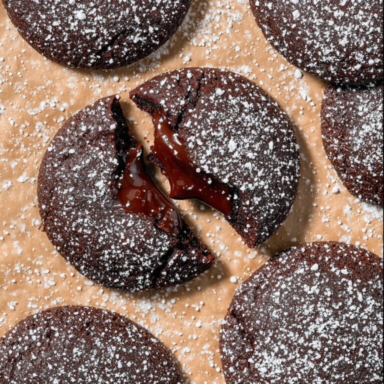 Chocolate Lava Cookies Recipe