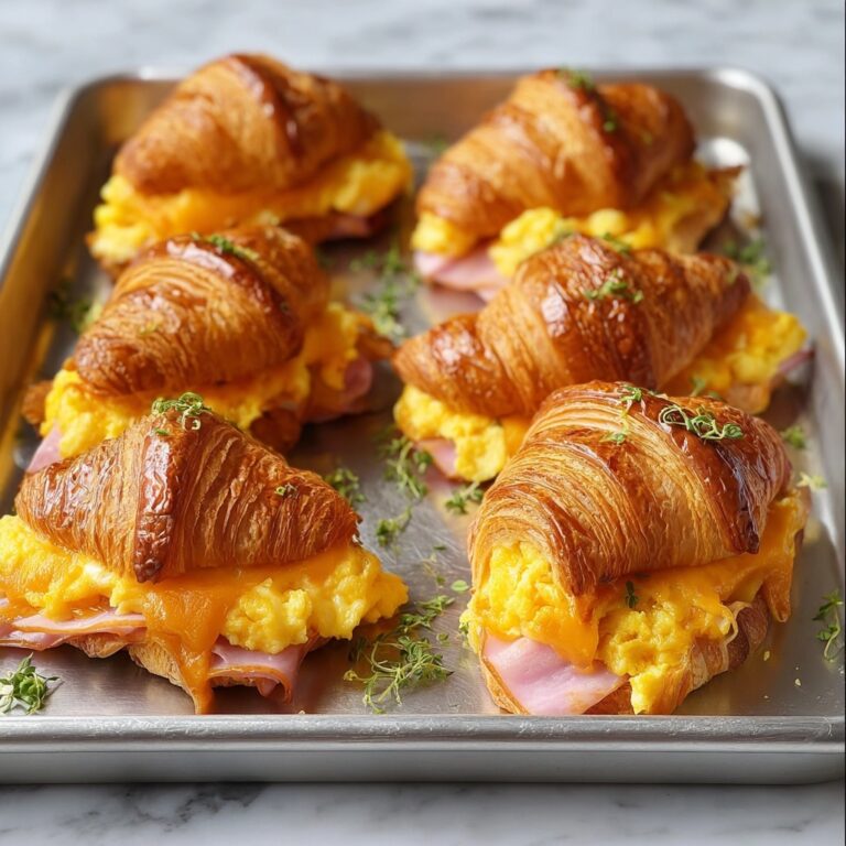 Freezer Croissant Breakfast Sandwiches for Busy Mornings Recipe