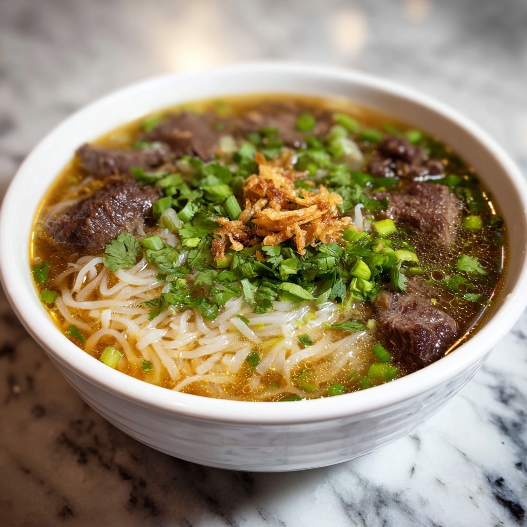 Lao Beef Noodle Soup Recipe - Recipe Image