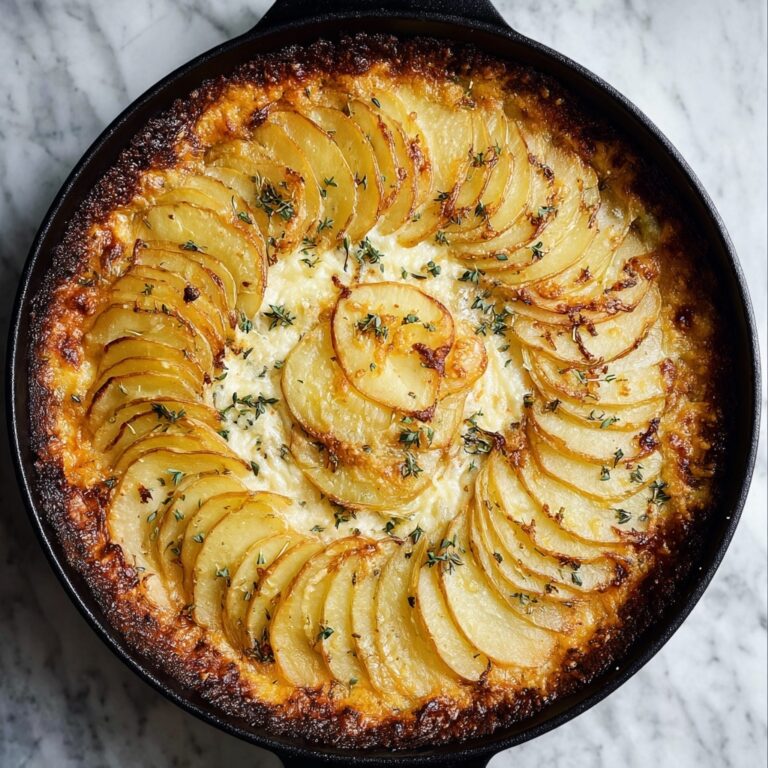 Crispy Parmesan and Gruyère Potato Gratin Recipe