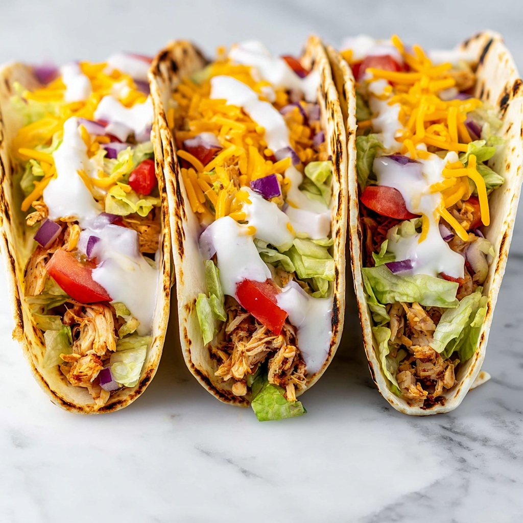Crockpot Ranch Chicken Tacos Recipe - Recipe Image