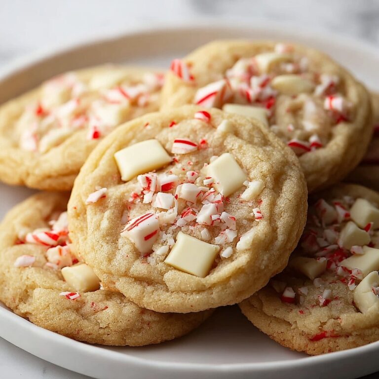 White Chocolate Peppermint Crunch Cookies Recipe
