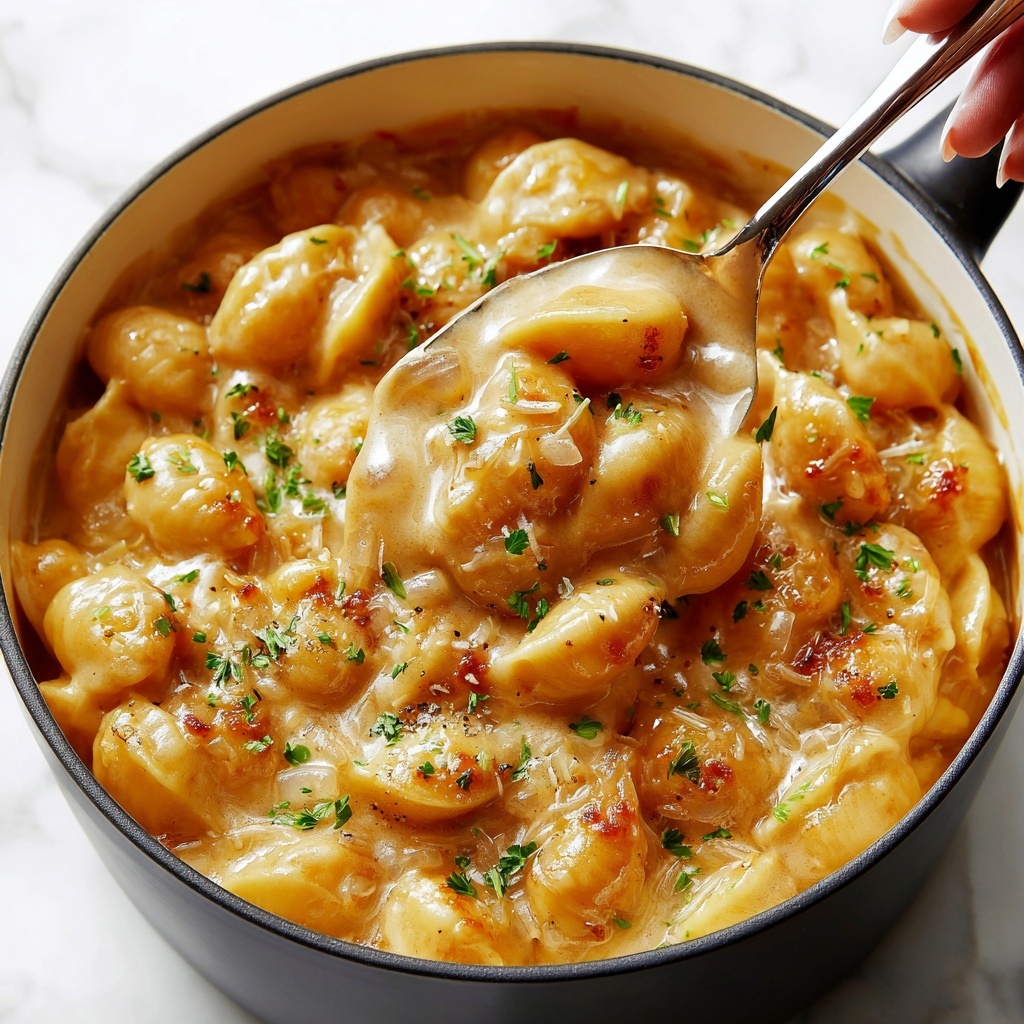 Easy French Onion Pasta Recipe - Recipe Image