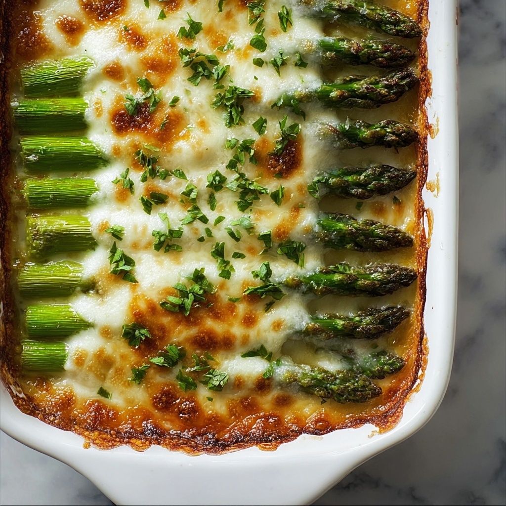 Cheesy Asparagus Casserole Recipe - Recipe Image