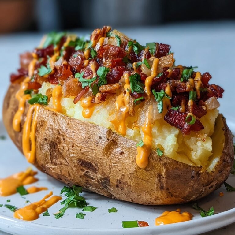 Loaded Baked Potato with Steak Bites Recipe