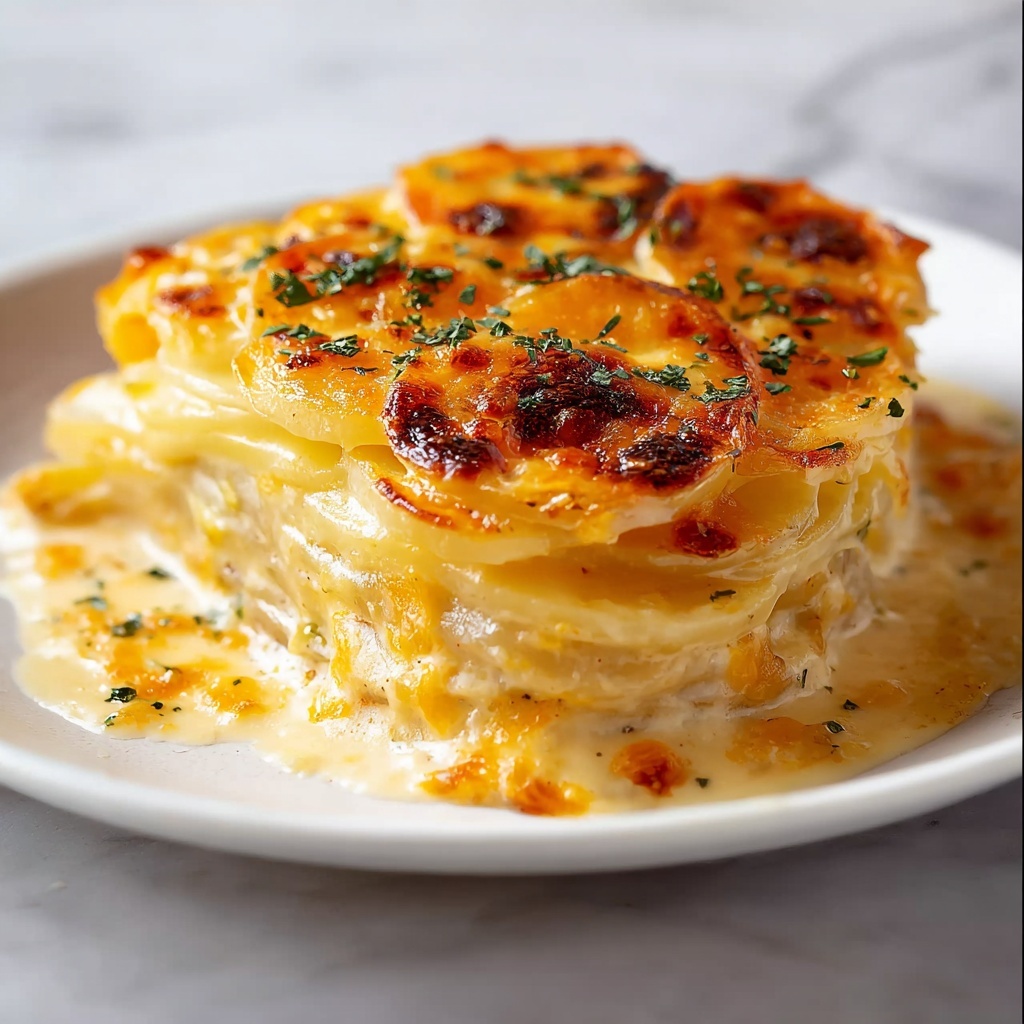 “Creamy Scalloped Potatoes: The Ultimate Comfort Dish” - Recipe Image