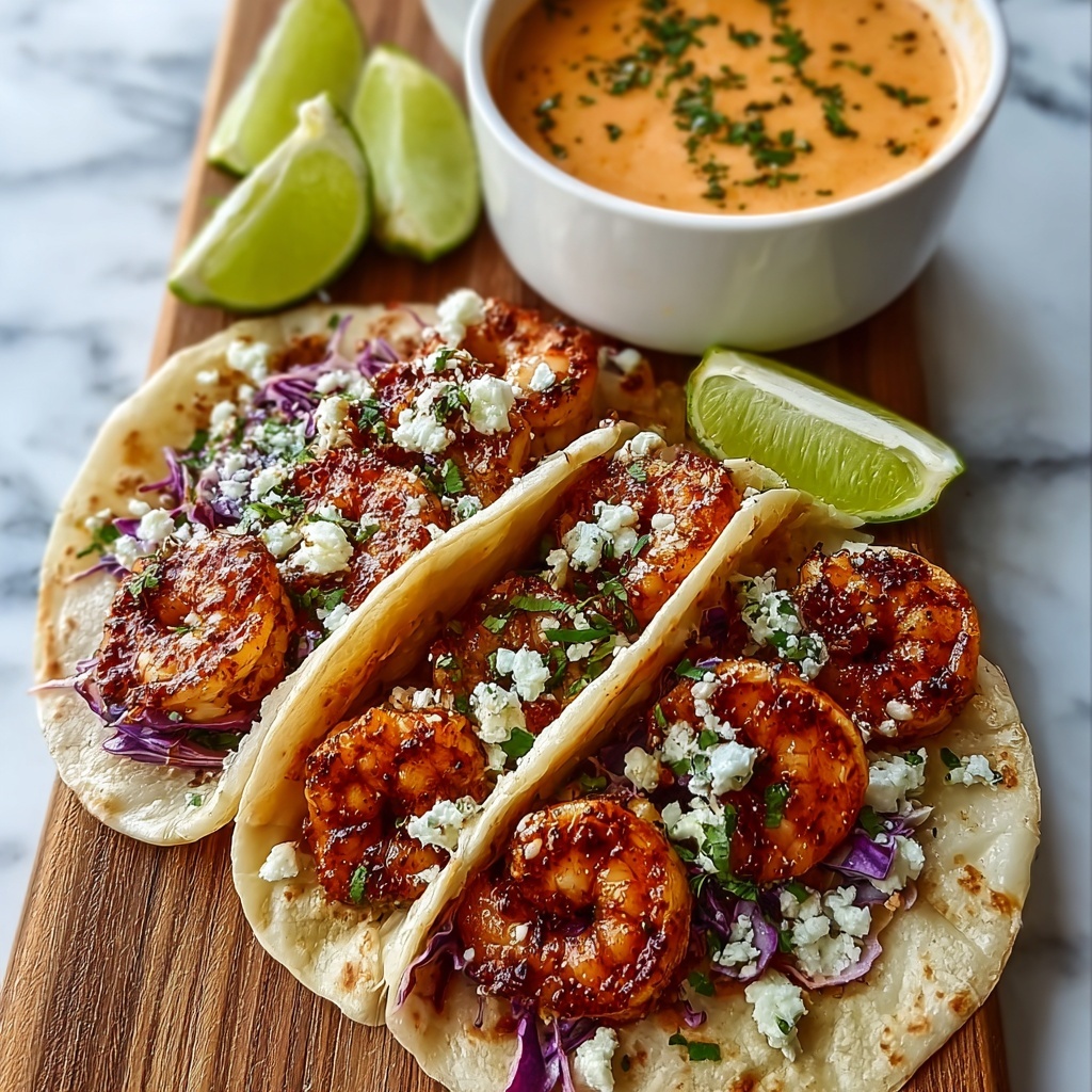 Mouthwatering Shrimp Tacos - Recipe Image