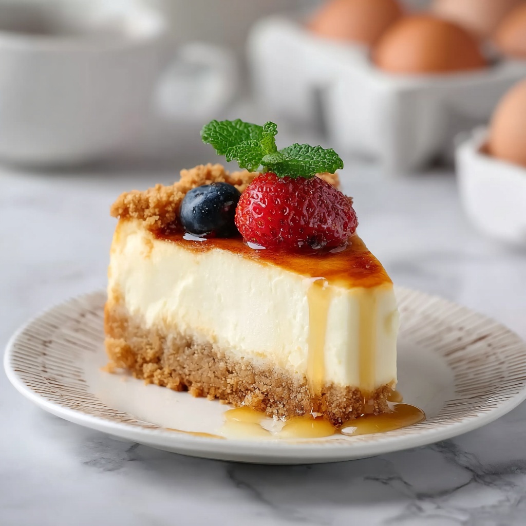 Cottage Cheese & Yogurt Egg Cheesecake - Recipe Image