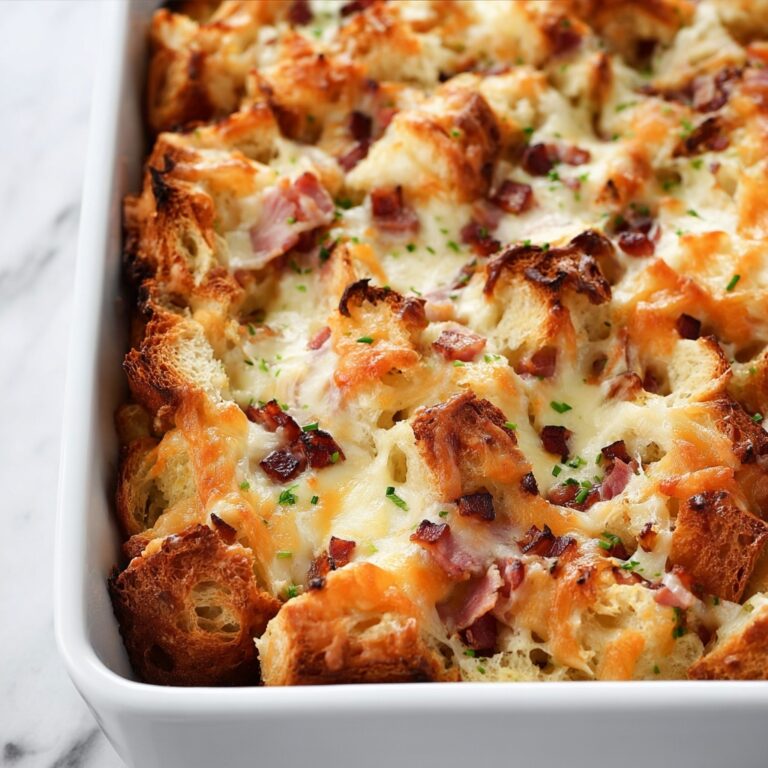 Bacon, Egg and Cheese Croissant Bake Recipe