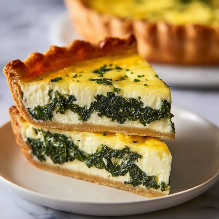Mediterranean Spinach Cheese Feta Quiche Recipe