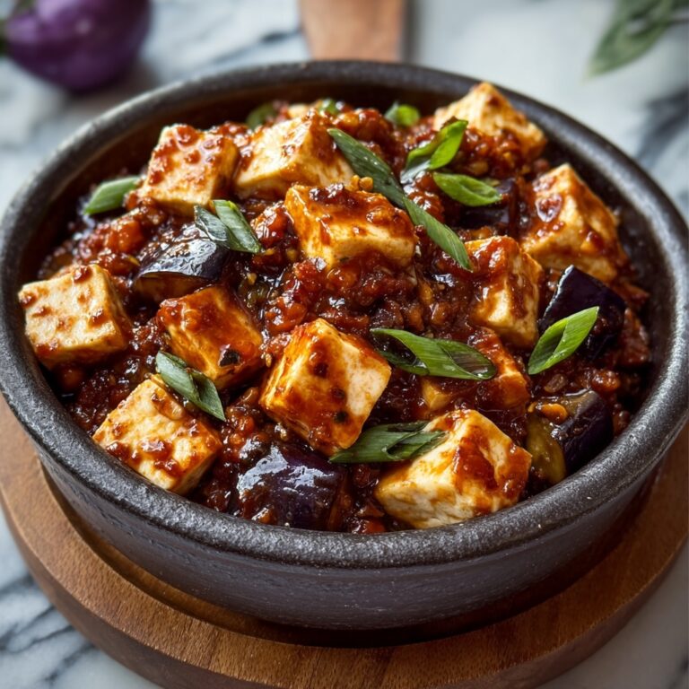Mouthwatering Eggplant Mapo Tofu to Spice Up Dinner Time Recipe
