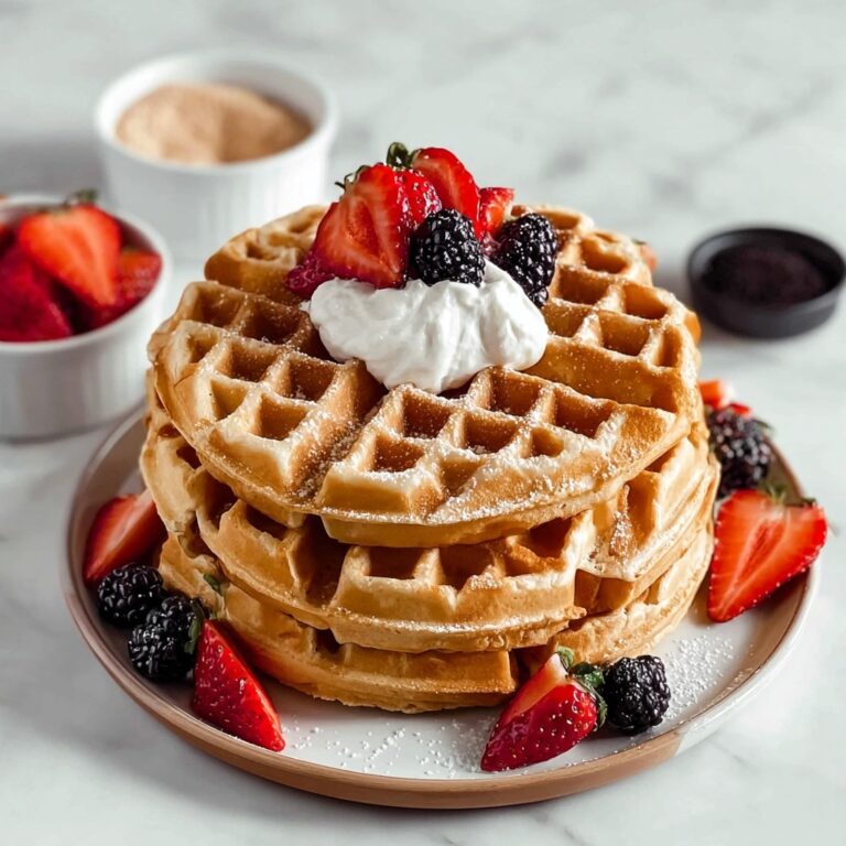 Healthy Protein Waffles in Just 10 Minutes Recipe
