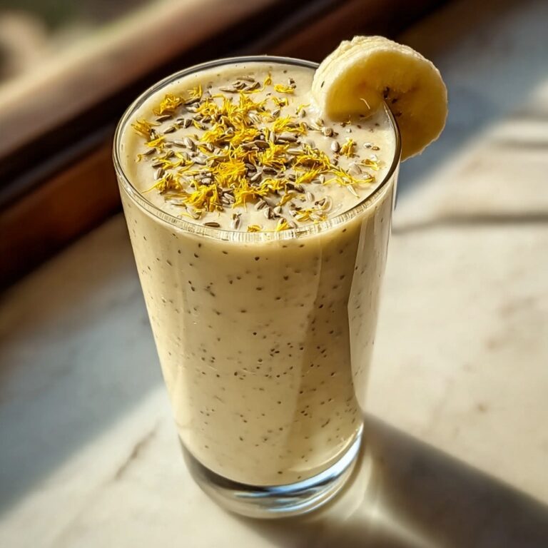 Banana Chamomile Tea Smoothie for a Soothing Sip Recipe