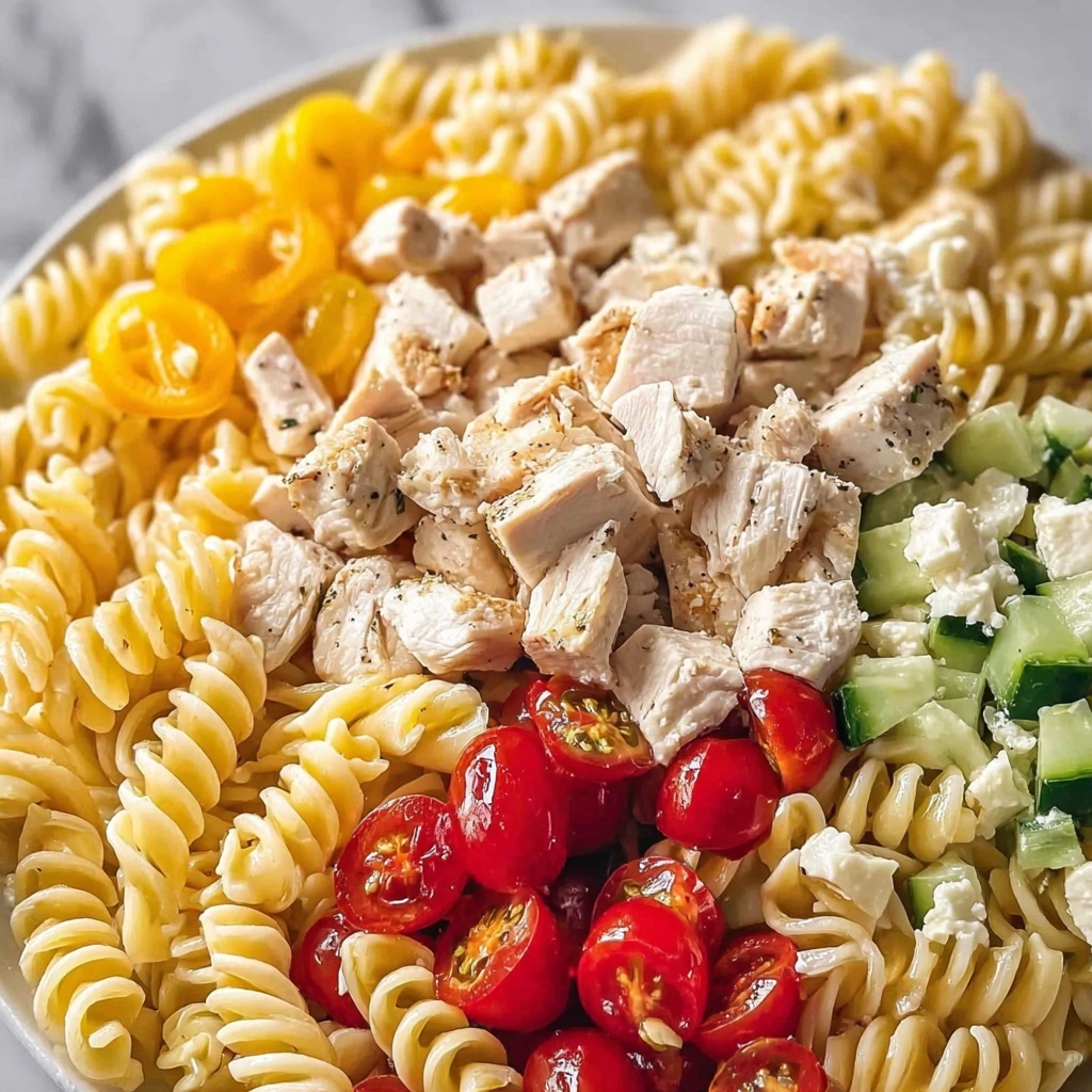 Savory Chicken Club Pasta Salad: Your Summer Flavor Fix Recipe - Recipe Image