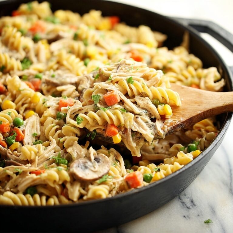 One-Pot Chicken Pot Pie Noodles Recipe
