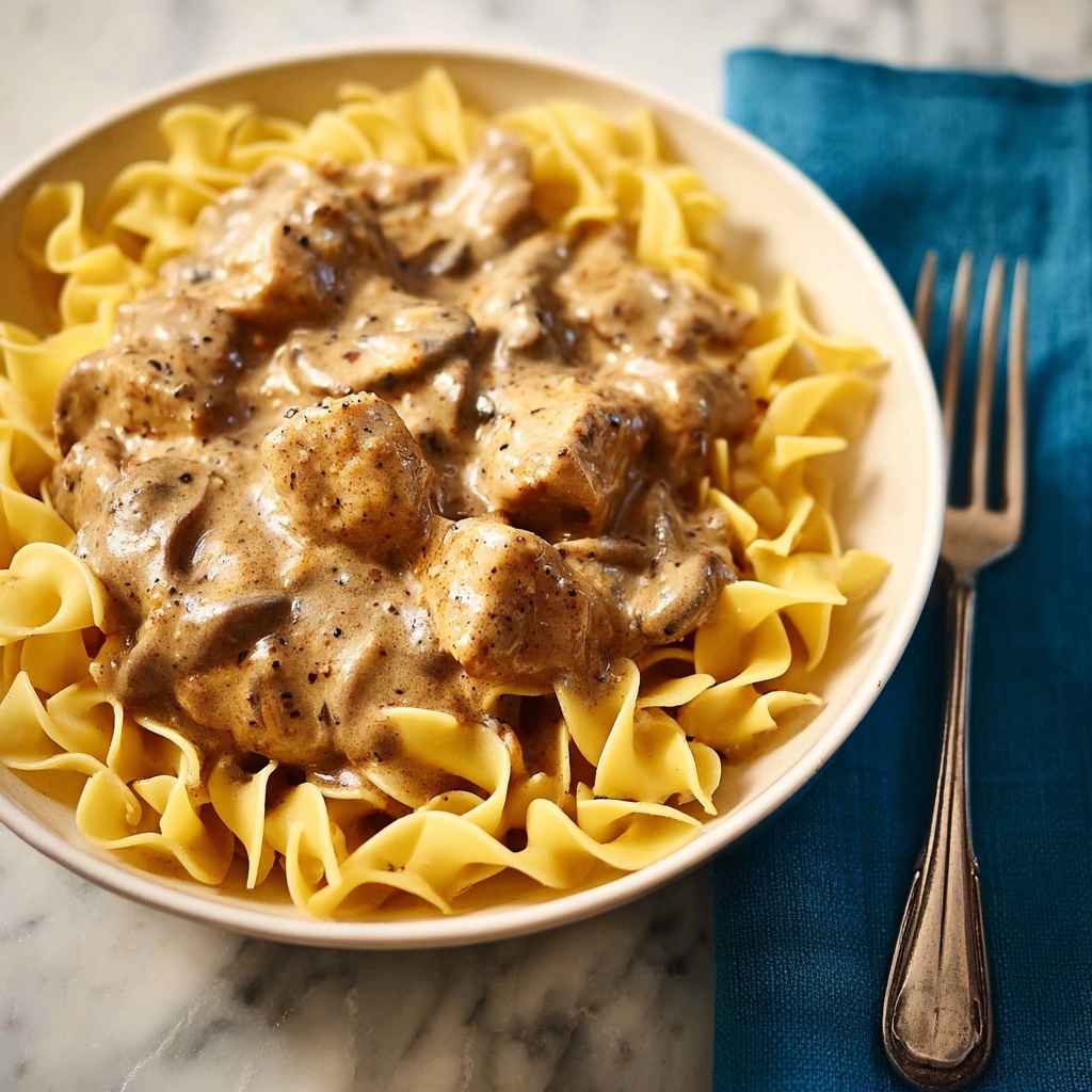 Slow Cooker Beef Stroganoff Recipe - Recipe Image