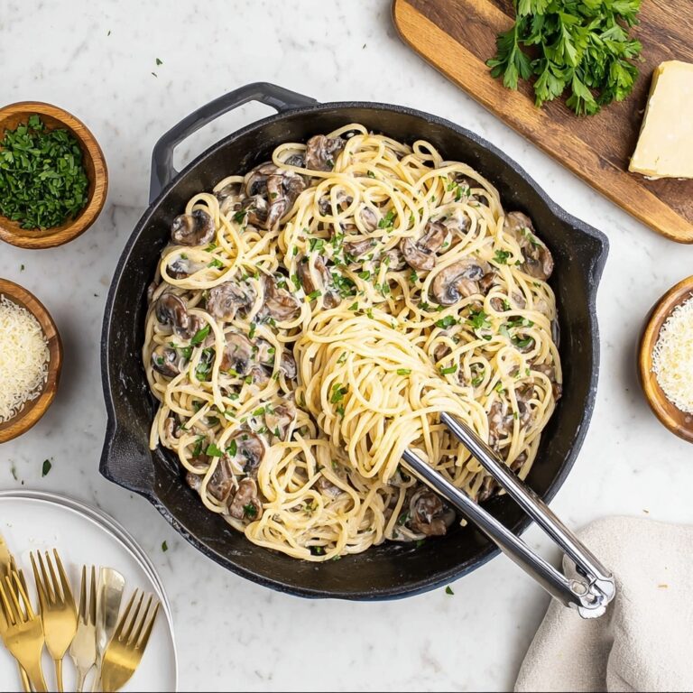 Creamy Mushroom Pasta Recipe