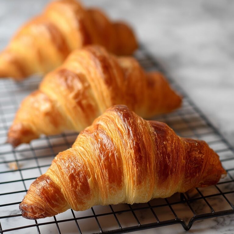 Crusty Flaky Croissants: Step-by-Step Recipe