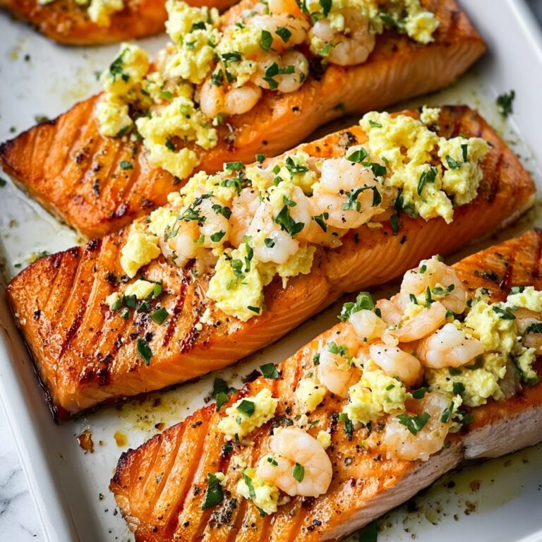 Crab and Shrimp Stuffed Salmon Recipe