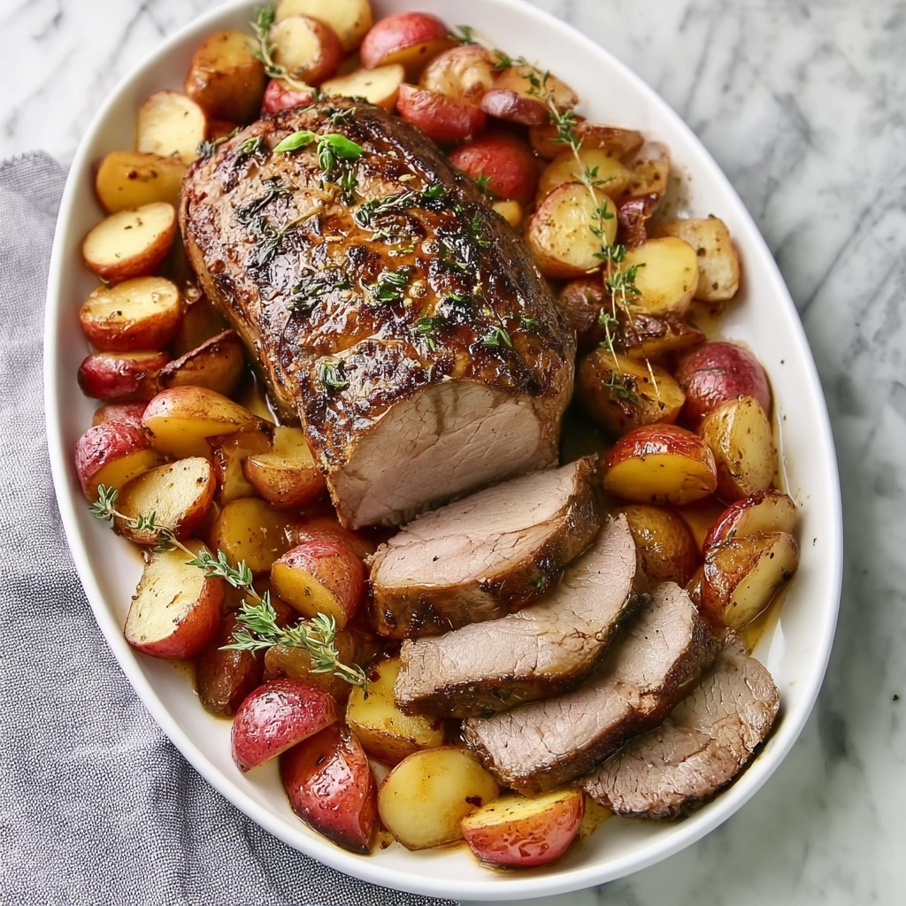 Chipotle Apple Pork Loin: Tender Flavors for Home Cooks Recipe - Recipe Image