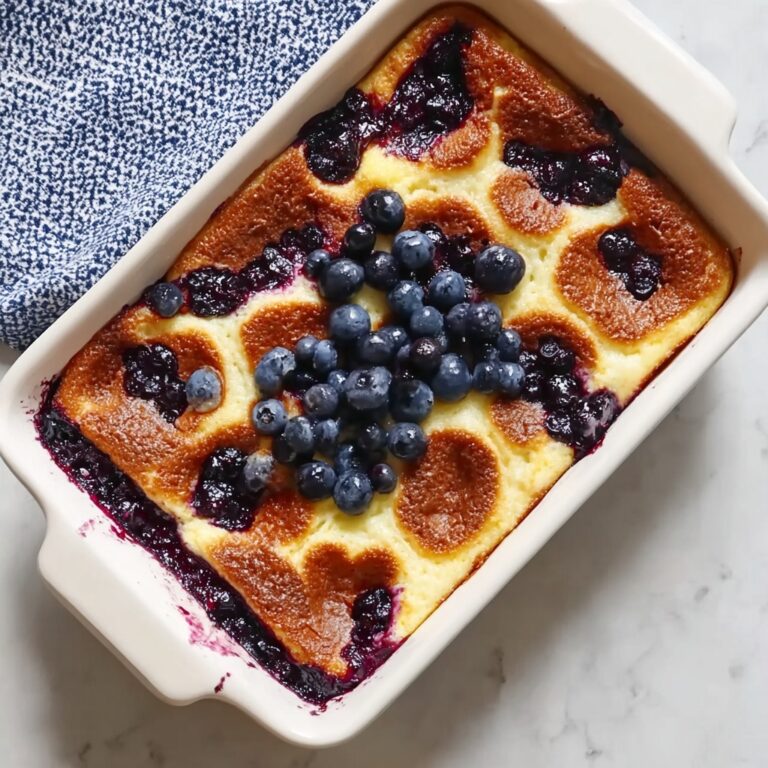 Overnight Blueberry French Toast Casserole Recipe
