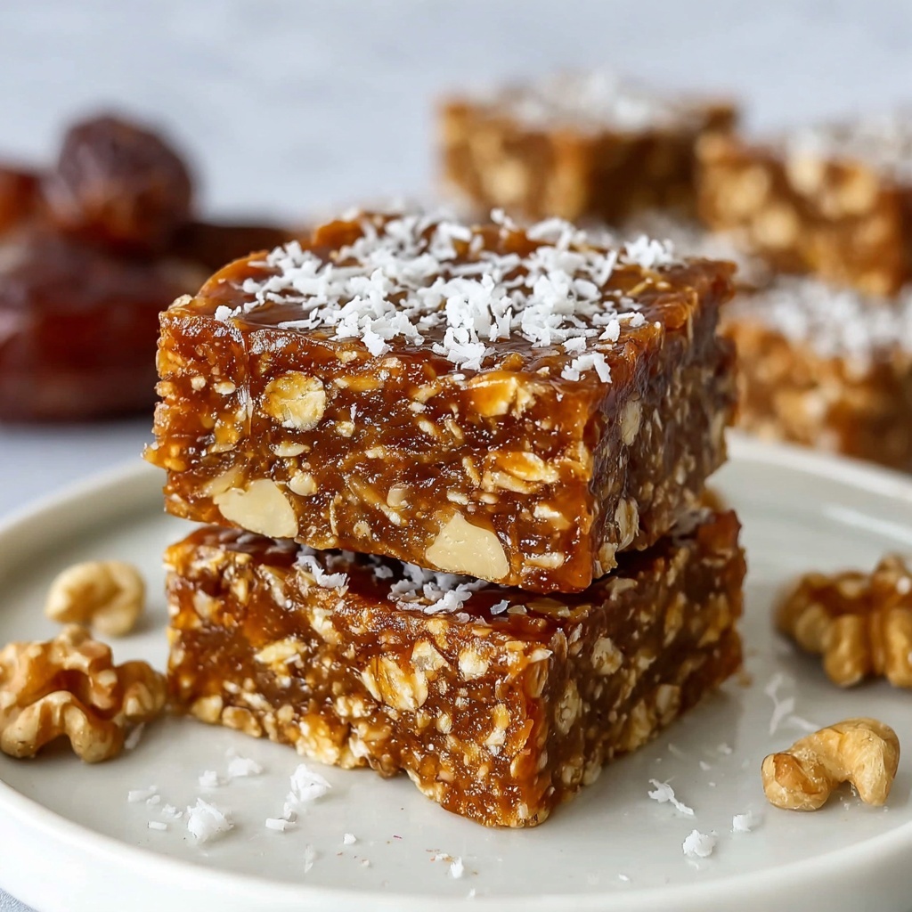 Date & Nut Energy Bars Recipe - Recipe Image