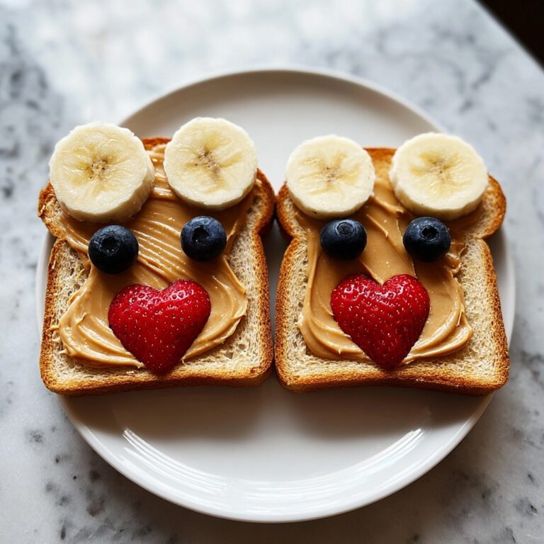 Fruity Teddy Bear Toasts Recipe