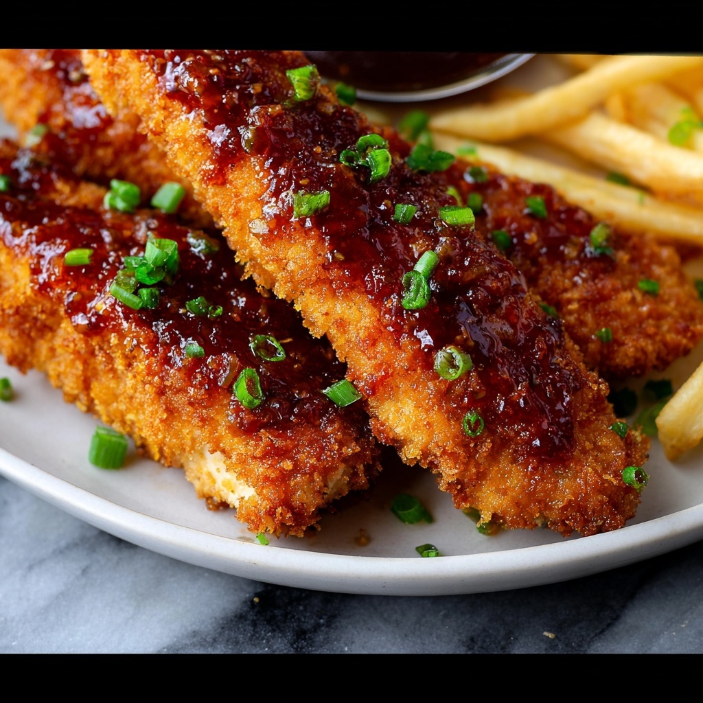 Crispy Honey Butter Chicken Tenders Recipe - Recipe Image