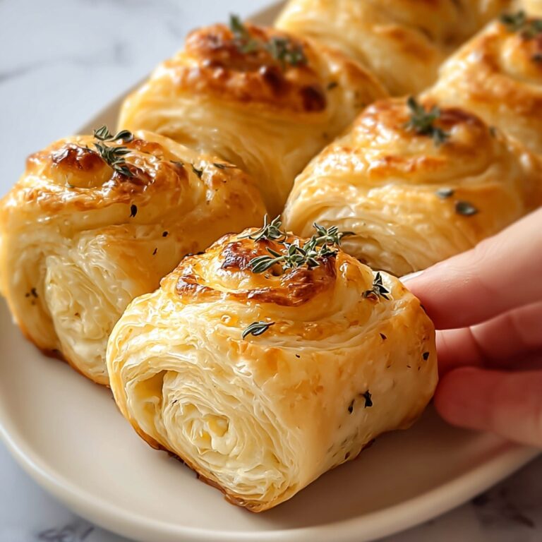 Cheesy Garlic Butter Rollups Recipe