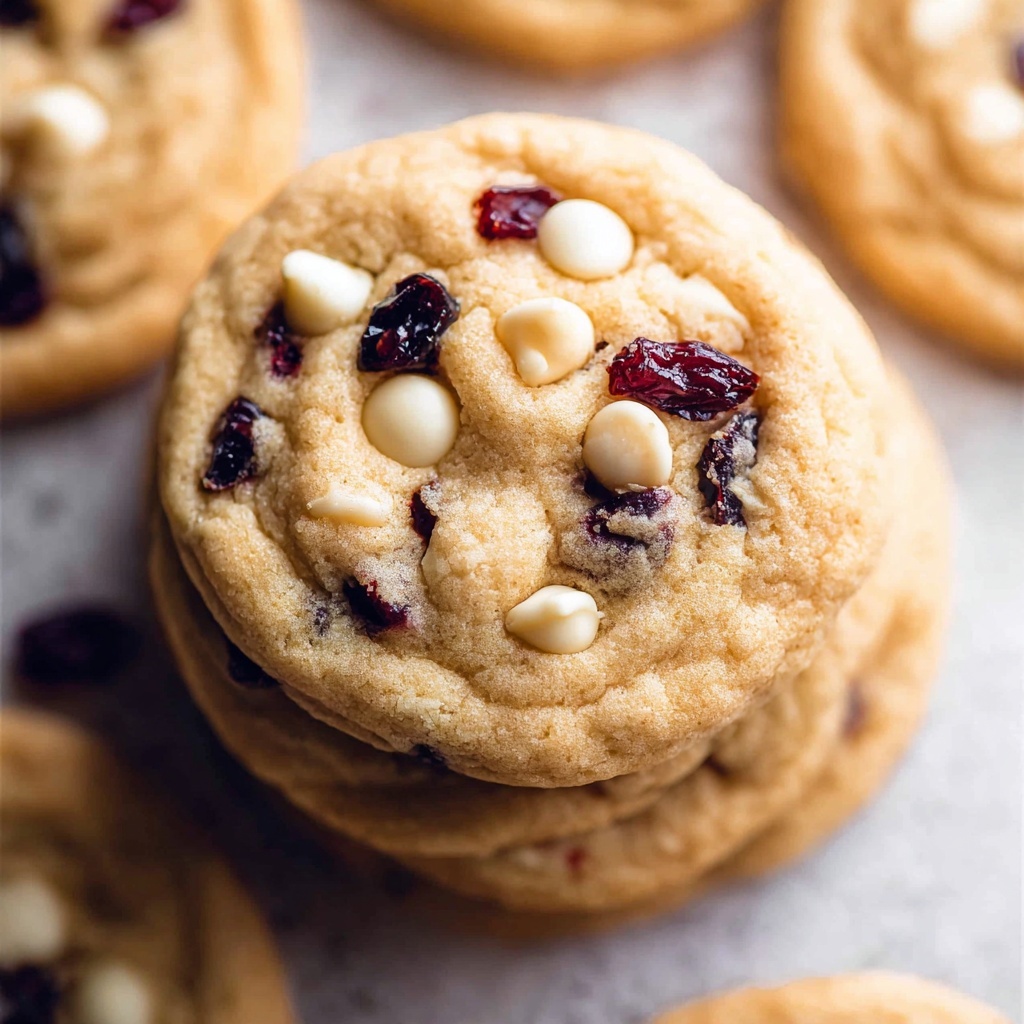 White Chocolate Cranberry Cookies Recipe - Recipe Image