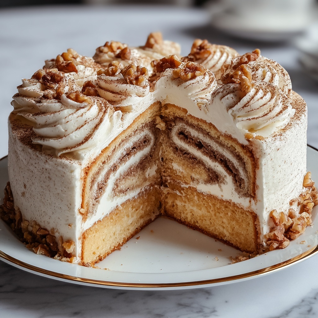 Cinnamon Roll Cake Recipe - Recipe Image