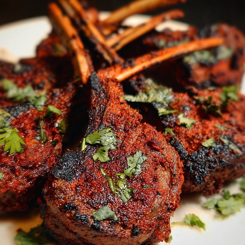 Tandoori Masala Lamb Chops Recipe - Recipe Image